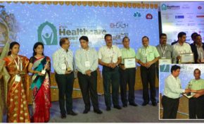 Bhagwan Mahaveer Cancer Hospital and Research Centre awarded - Best Healthcare Trust Provider - Elets 2nd Annual Healthcare Summit 2016