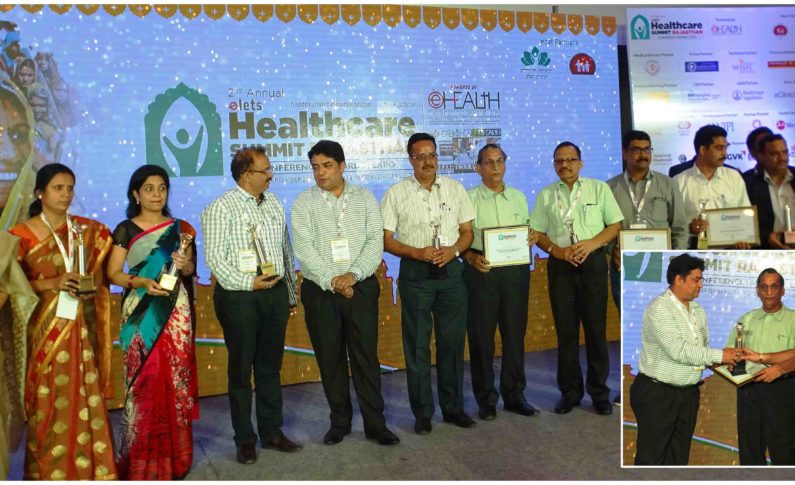 Bhagwan Mahaveer Cancer Hospital and Research Centre awarded - Best Healthcare Trust Provider - Elets 2nd Annual Healthcare Summit 2016