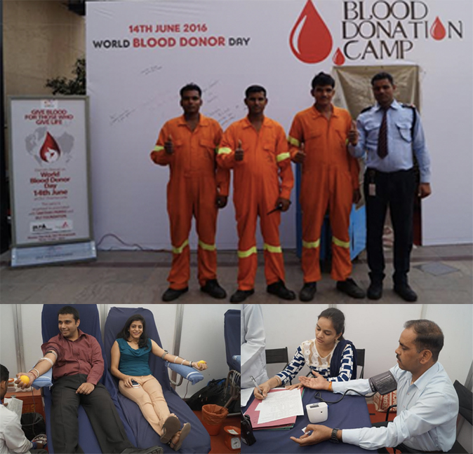 DLF Foundation organizes Blood Donation Camp to mark World Blood Donor Day