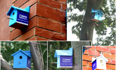 Birdhouse by SAHA Group because environment flourishes by being shared!