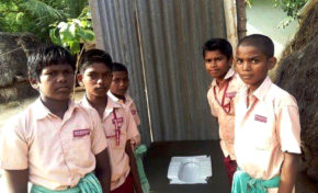 The 8th Class Students Collected Money, And Build a Toilet For Their Friends.