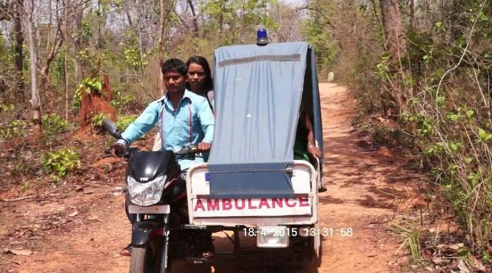 Man runs a Bike ambulance in jungle, saved lives of over 200 pregnant women in tribal Villages.