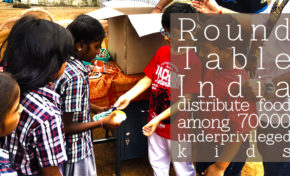 Round Table India distribute food among 70000 underprivileged kids