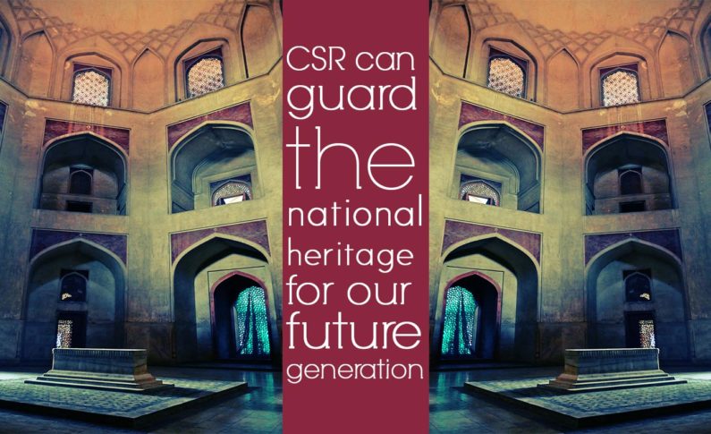 CSR can guard the national heritage for our future generation