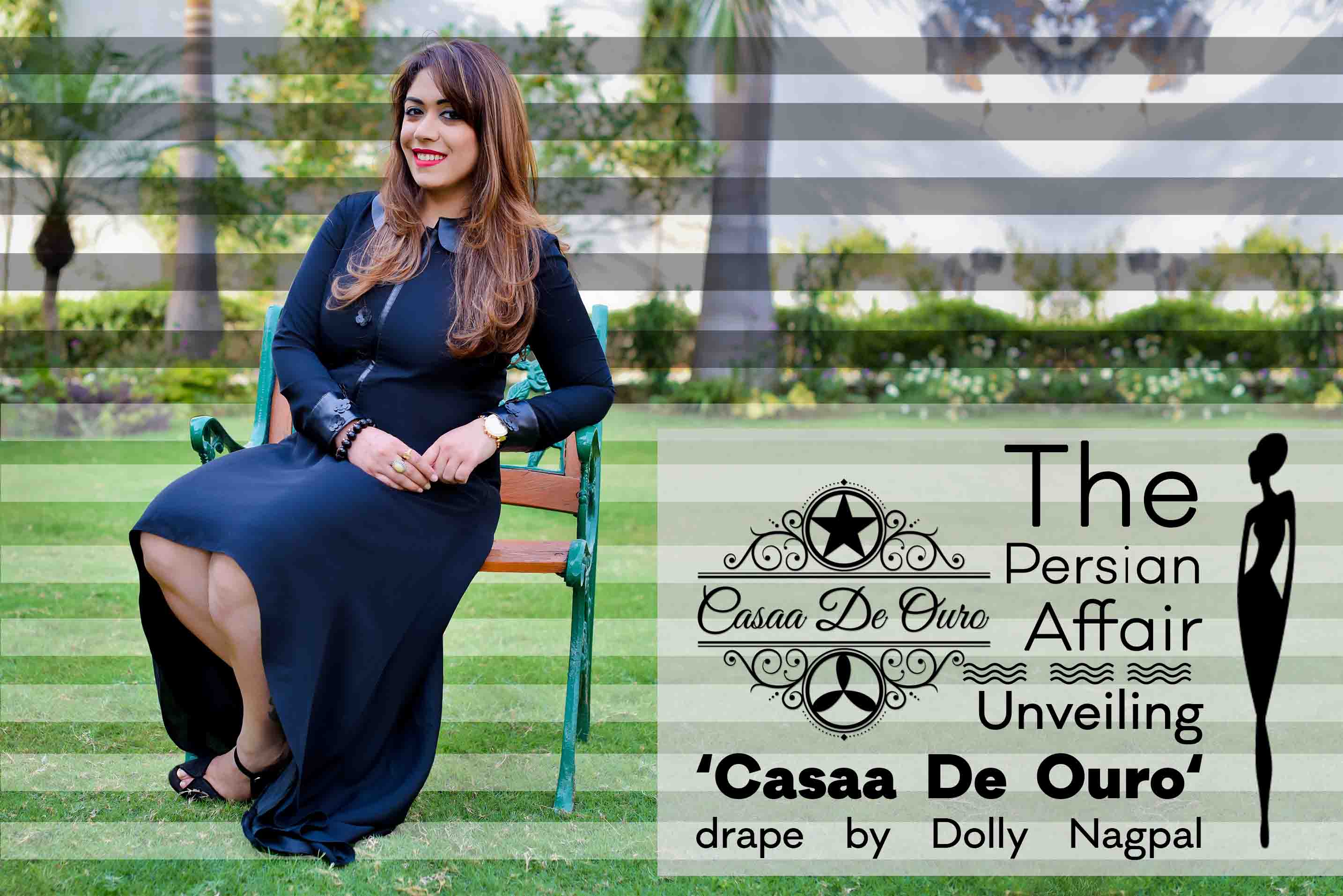 The Persian affair : Unveiling ‘Casaa De Ouro‘ drape by Dolly Nagpal
