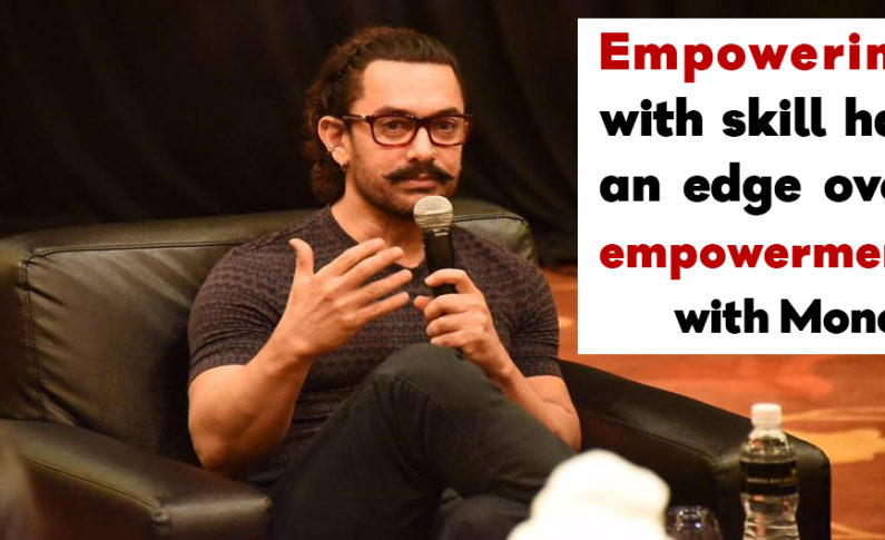 Empowering with skill has an edge over empowerment with money by JNICSR