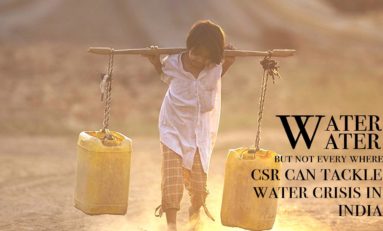 Water water, but not every where CSR can tackle water crisis in India