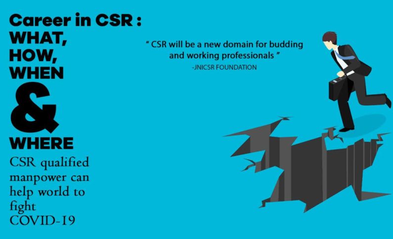 Career in CSR : WHAT, HOW, WHEN & WHERE | CSR qualified manpower can help world to fight COVID-19